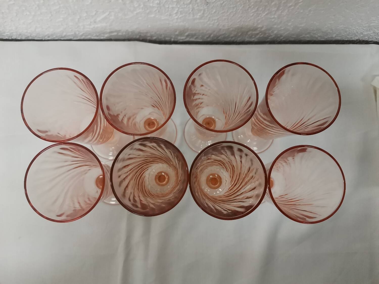 Rosaline champagne flutes