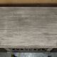 Vintage sideboard with wrought iron doors