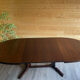 Table ovale extensible Baumann, deux rallonges