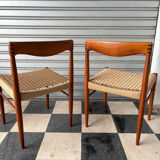 Set of 4 chairs by H.W. Klein for Bramin