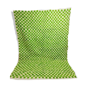 Green azilal berber carpet 280 x 194 cm