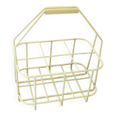 Yellow metal bottle holder