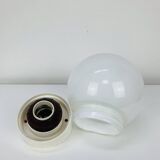 Vintage opaline ball wall lamp