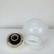 Vintage opaline ball wall lamp