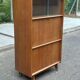 Secrétaire scandinave Mid Century Modern en chêne 1960
