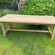 Solid oak farm table