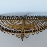 Rattan shelf, Italy 60s
