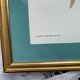 Framed zoological plate of birds