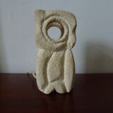 Owl Lamp Owl Albert Tormos Stone Sculpture Vintage 60s