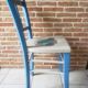 Wooden bistro chair redesigned "Rockabilly"