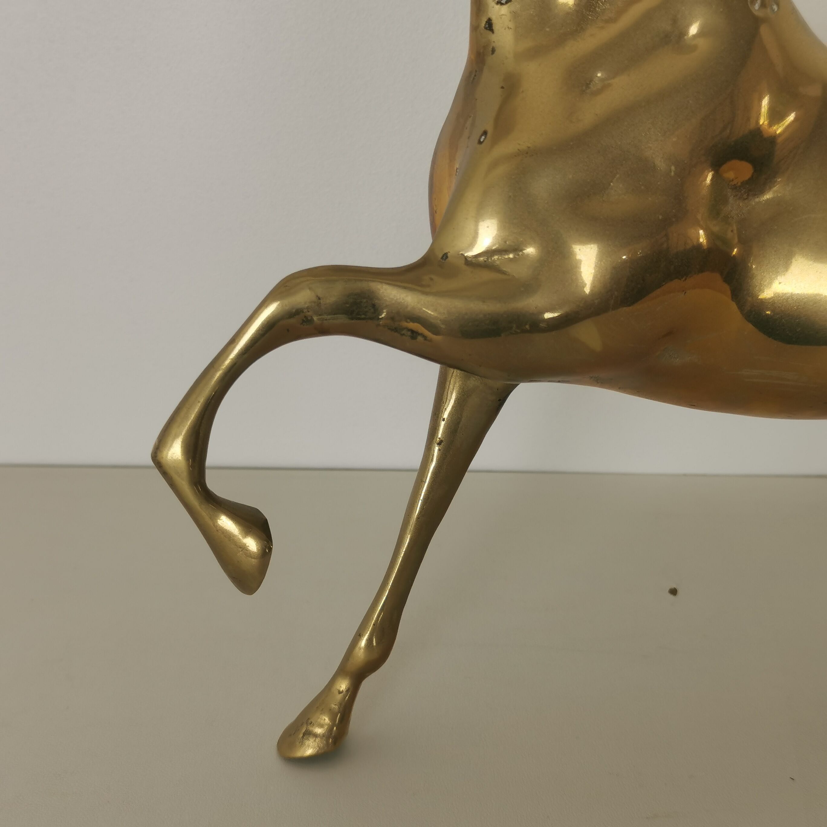 Brass horse