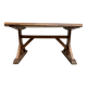 Table brutaliste en chêne du XIXème