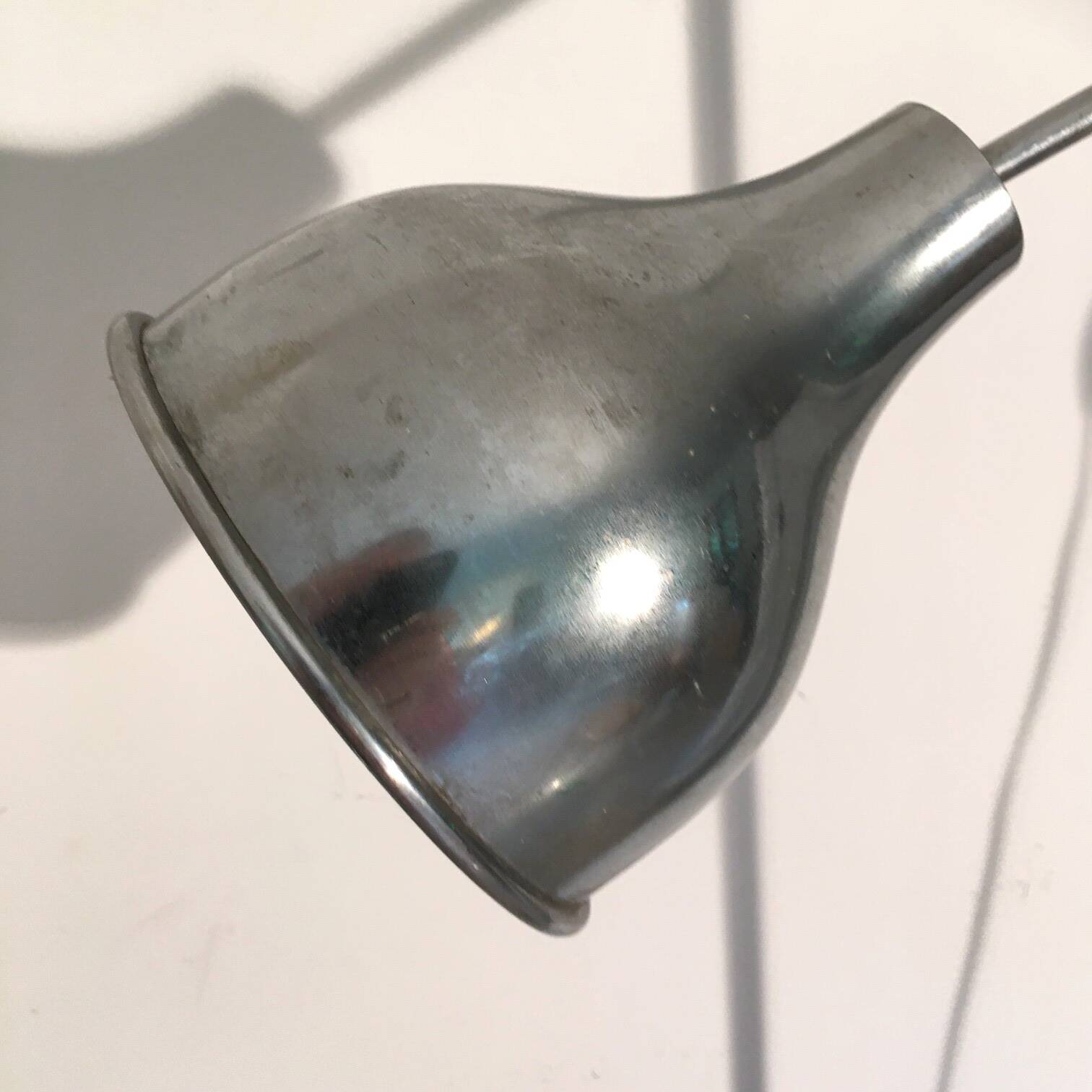 70s metal floor lamp