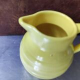 Pot à lait, pichet vintage jaune