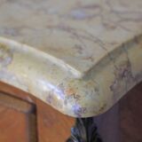 Louis XV style curved commode in rosewood