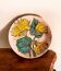 Mid-Century Ceramic Plate by Ruscha, Floral Décor, Germany, 1950s