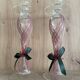 Pair of Candlesticks Candle Holders Design Blown Glass Decorative
