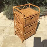 Commode rotin