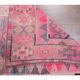 Vintage Turkish Oushak Handmade Runner 86x406 cm