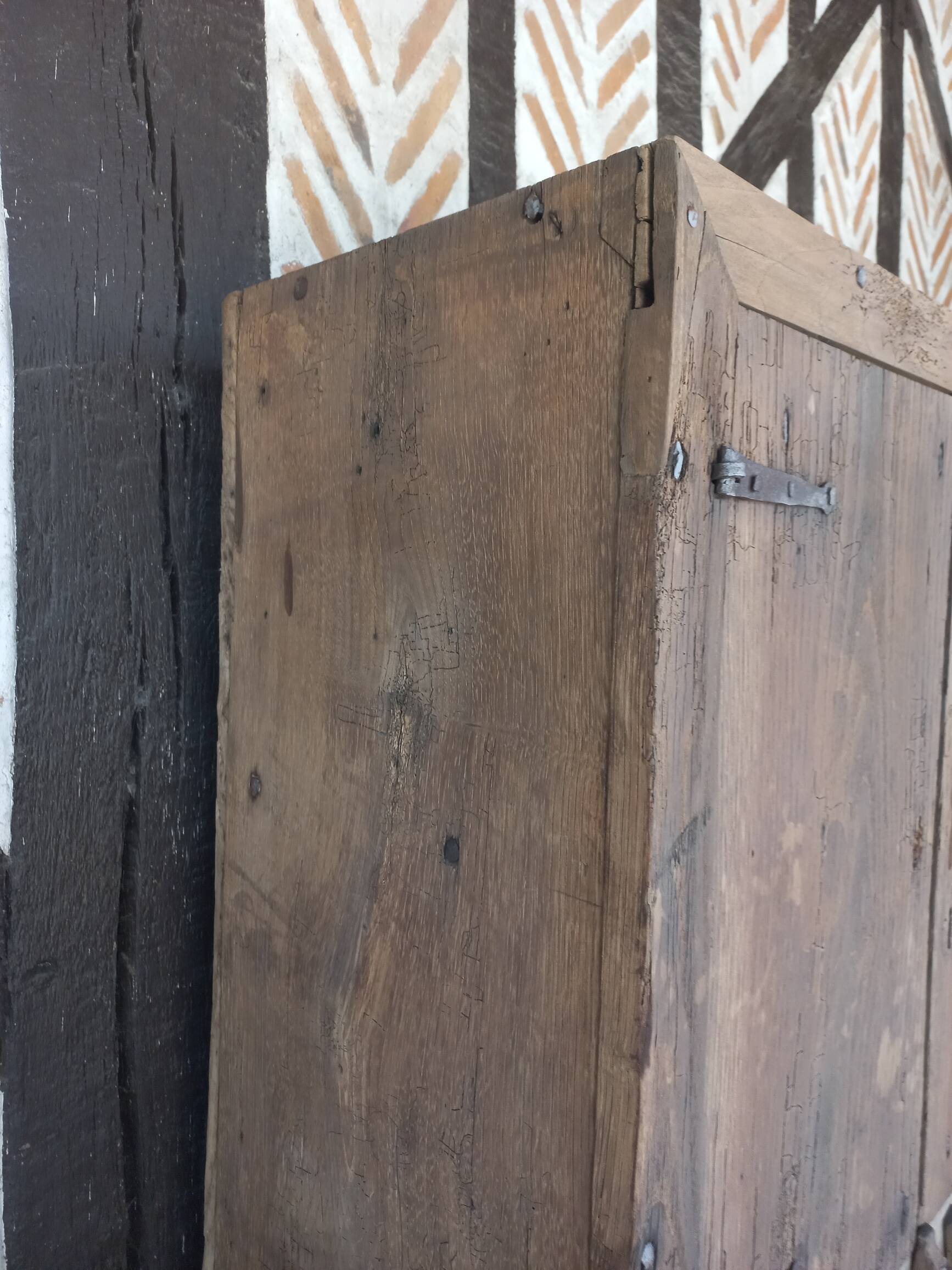 Old primitive wardrobe