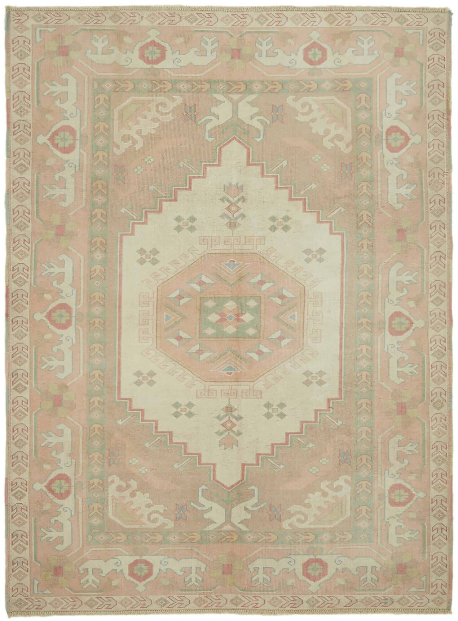 Turkish Vintage Anatolian Rug 184 cm x 247 cm