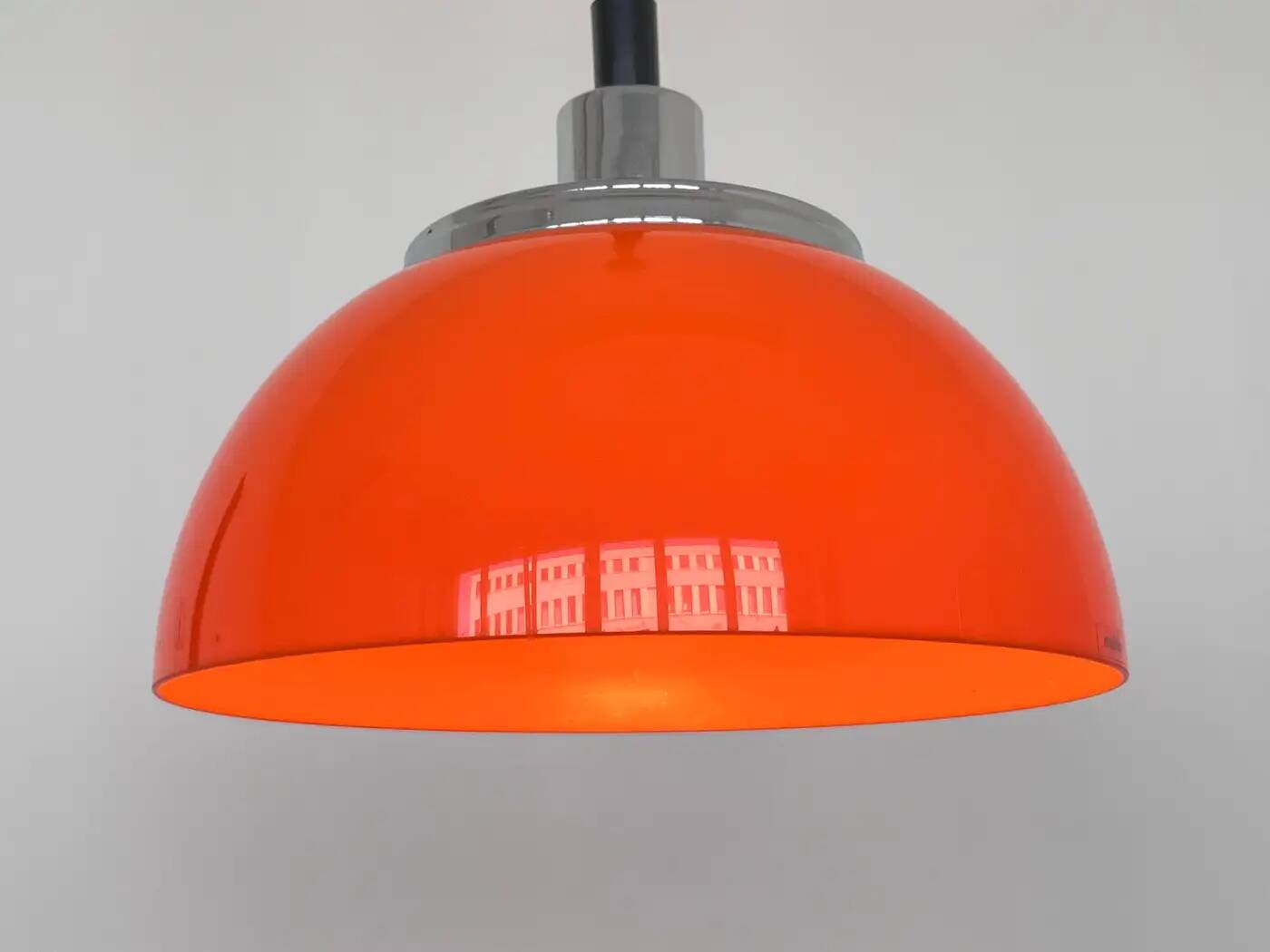 Midcentury plastic design pendant by Meblo, Harvey Guzzini, Italy, 1970s
