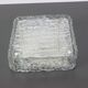 1 of 4 Square glass ice Murano ceiling light, Kaiser, Germany, 1970s