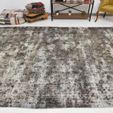 8x11 distressed antique vintage rug 333x230cm