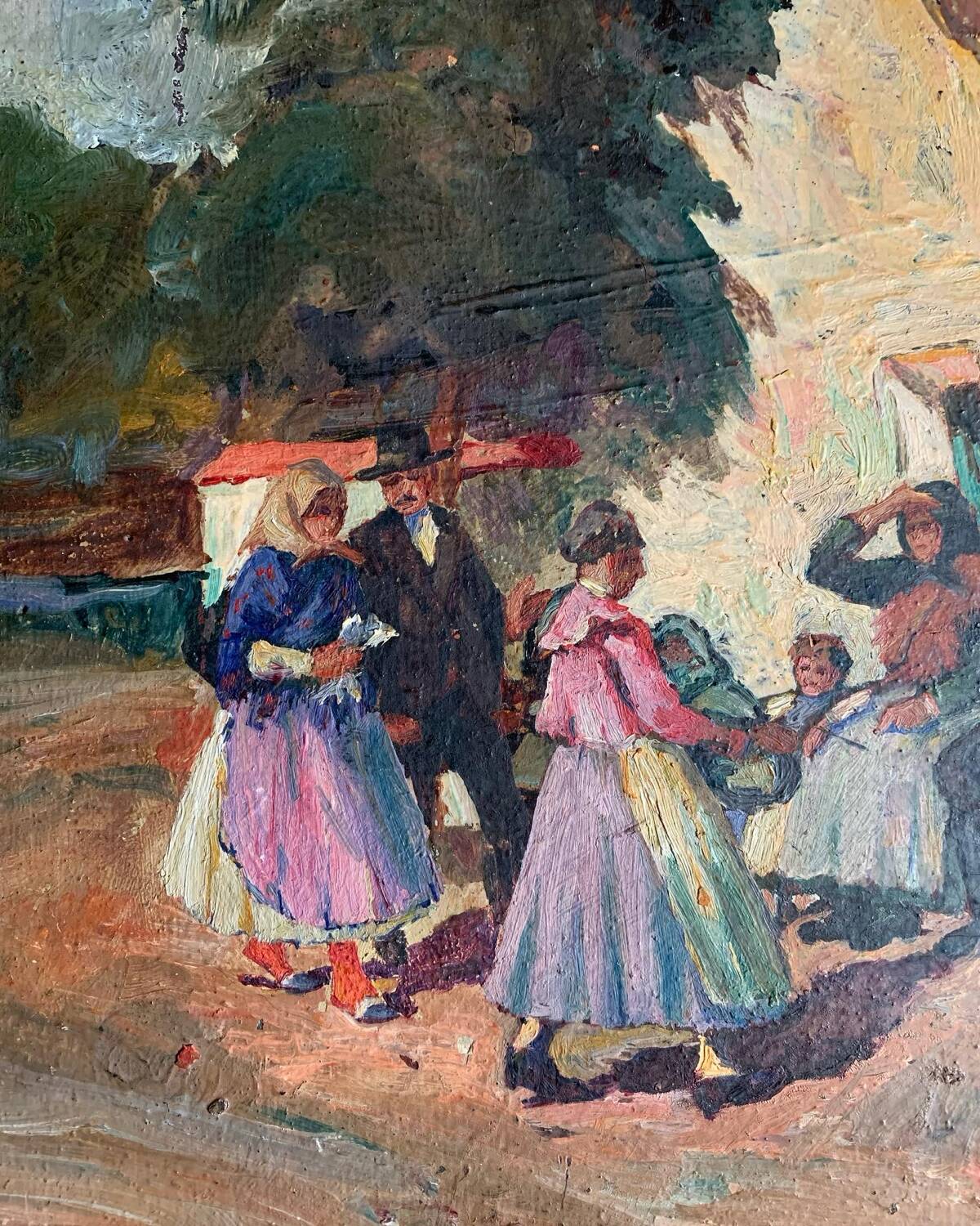 Tableau « un dimanche à la campagne «