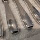 12 silver-plated table knives by Ercuis, Senlis pattern, 24.7cm