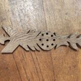 Decorative wooden relief