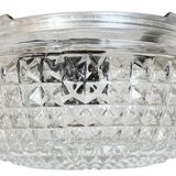 Vintage Glass Wall or Ceiling Light, 1970s