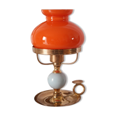 Vintage cellar rat lamp 70 opaline orange