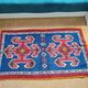 Handmade Berber Rug Blue Majorelle & Red - 112 x 200 cm