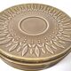 Lot 5 plates sarreguemines ceramic seventies