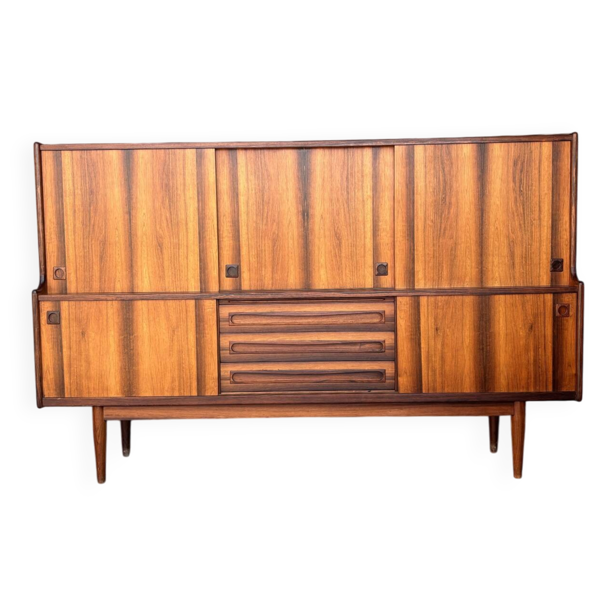 Buffet enfilade haute en palissandre