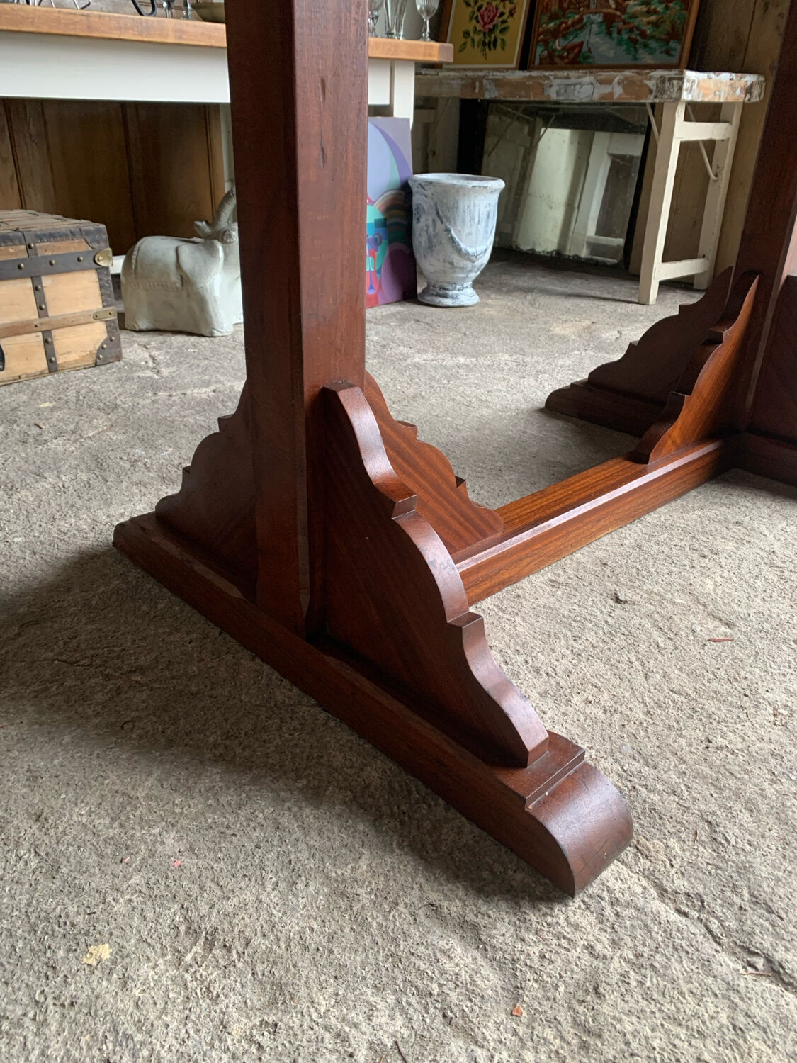 High table / bar table in teak – 4 to 6 people