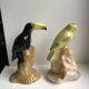 duo of ceramic animals made in Brazil 40s-50s