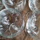 Lot de 6 verres à vin ballon vintage en verre buvant voluté