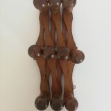 Vintage accordion coat rack