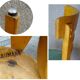 4 baumann chairs 1960 wooden bistro "linoleum"