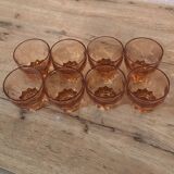 Verre à eau vieux rose 60’