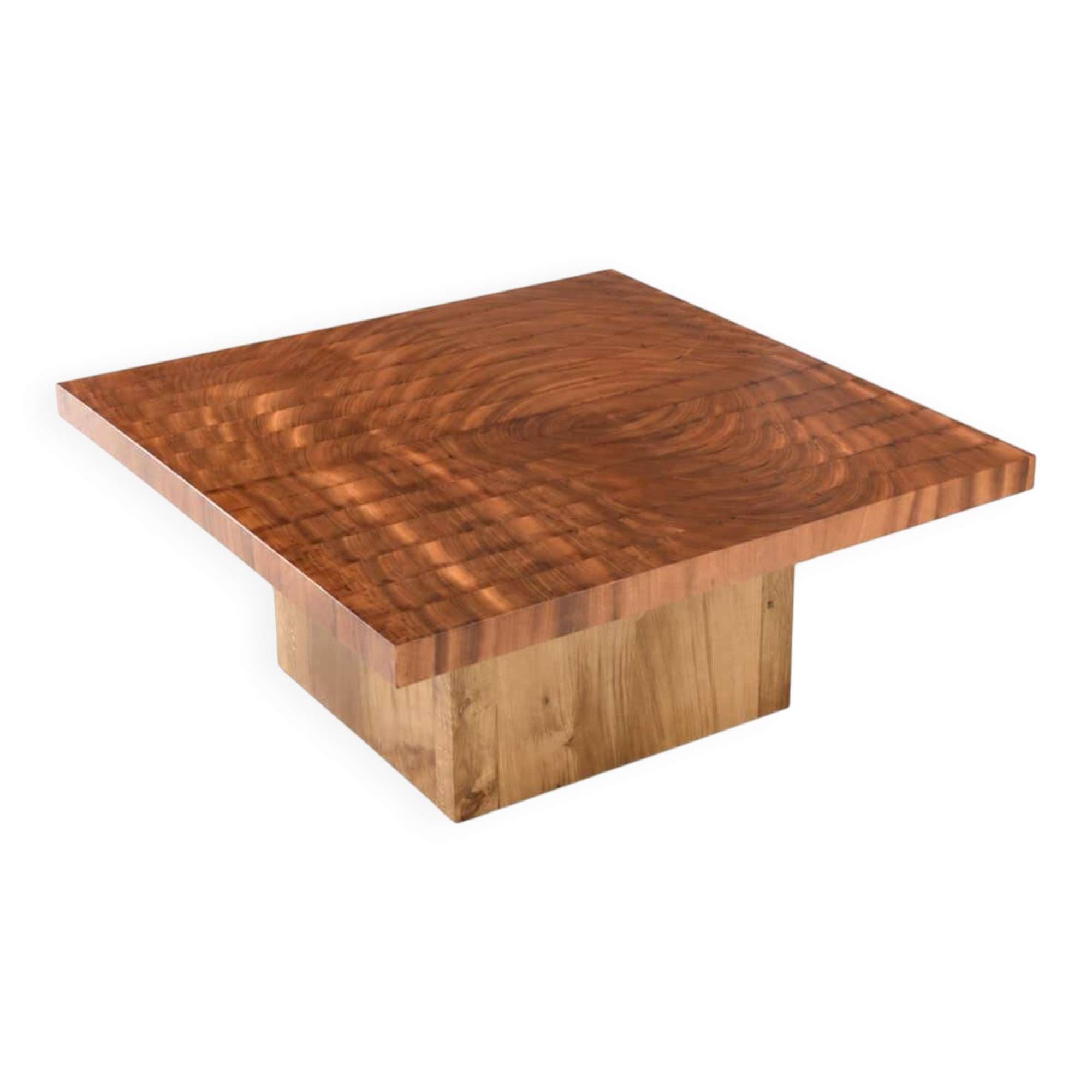 Exotic wood coffee table - ECHO model - contemporary design