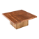 Exotic wood coffee table - ECHO model - contemporary design