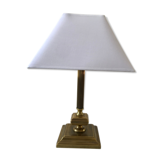 Lampe en laiton art déco années 30