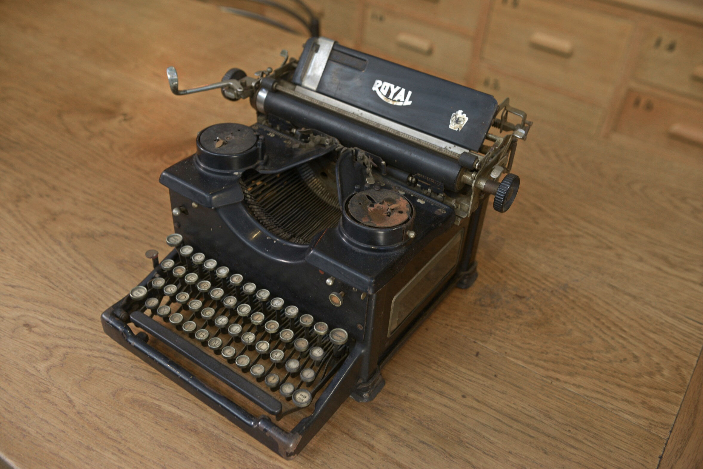 Old typewriter Royal NY USA 1930