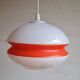 Suspension en verre opalin 1970