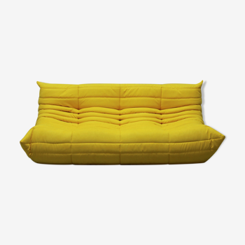 Sofa 3 places "Togo" Microfiber designed by Michel Ducaroy 1973