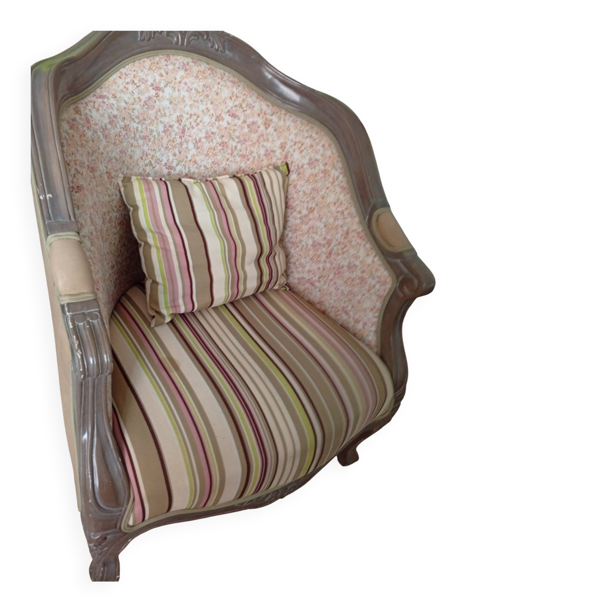 "Romantic" style armchair
