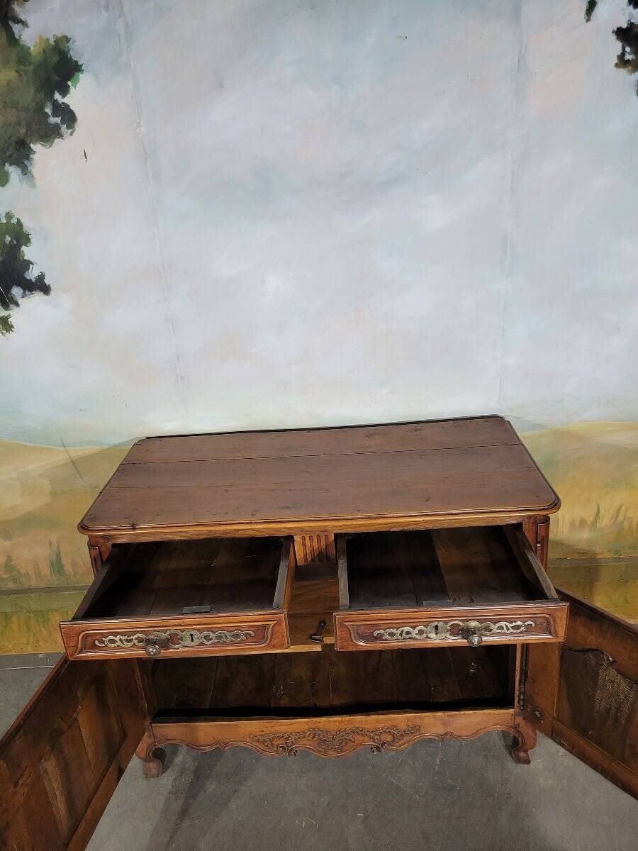 Louis XV walnut buffet